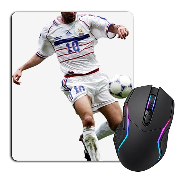 Mouse pad with print Zinedine Zidan