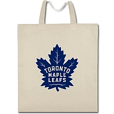 Eco bag with print Toronto Maple Leafs Logo - beige