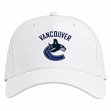 Baseball cap with Print Vancouver Canucks Logo - white