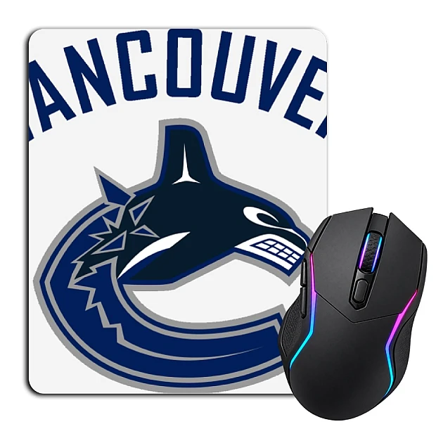 Mouse pad with print Vancouver Canucks Logo