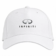 Baseball cap with Print Logo Infiniti - white