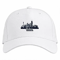 Baseball cap with Print Sydney - white