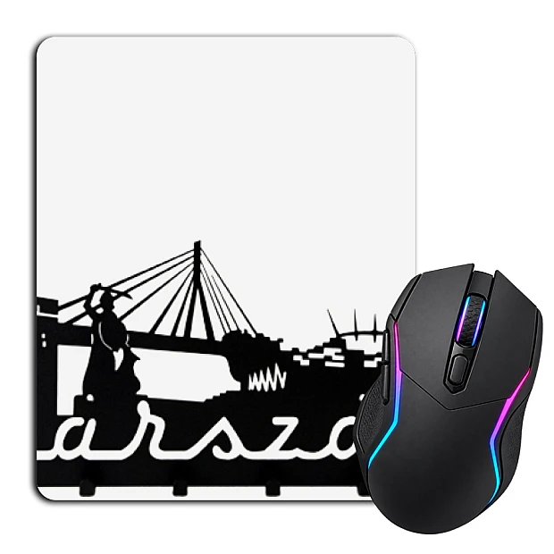 Mouse pad with print Warsawa