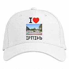 Baseball cap with Print Іrpіn - white