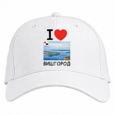 Baseball cap with Print Vishgorod - white