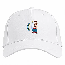 Baseball cap with Print Ukrainian - white