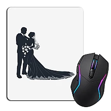 Mouse pad with print The Bride And Groom Chorny