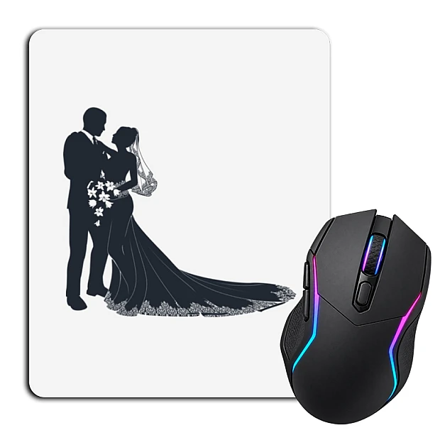 Mouse pad with print The Bride And Groom Chorny