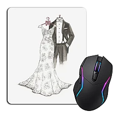 Mouse pad with print Suit And Dress Young