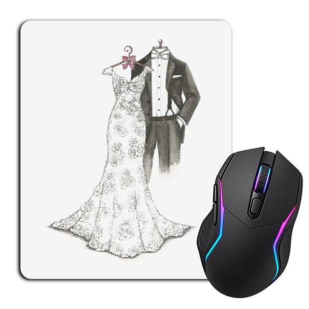 Mouse pad with print Suit And Dress Young