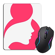 Килимок для мишки з принтом 8 Березня З Текстурою Дівчата