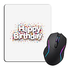 Mouse pad with print Birthday Paper Letters With Chocolates