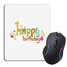 Mouse pad with print Birthday For Kids