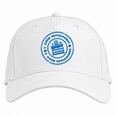 Baseball cap with Print Birthday Cake With Print Blue - white