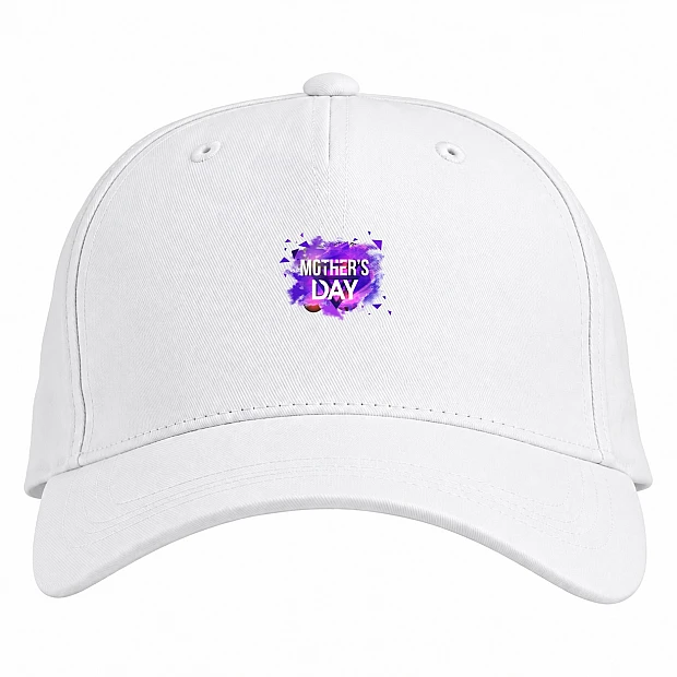 Baseball cap with Print Mother's Day Hi-Tech - white