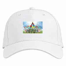 Baseball cap with Print Warriors Regions Of Ukraine - white