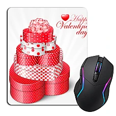 Mouse pad with print Valentine's Day Gifts Hearts
