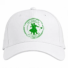 Baseball cap with Print Valentine's Day Love Stamp - white
