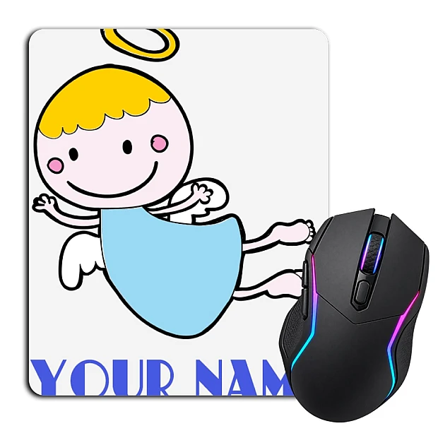 Mouse pad with print Angel Day Your Name Angel