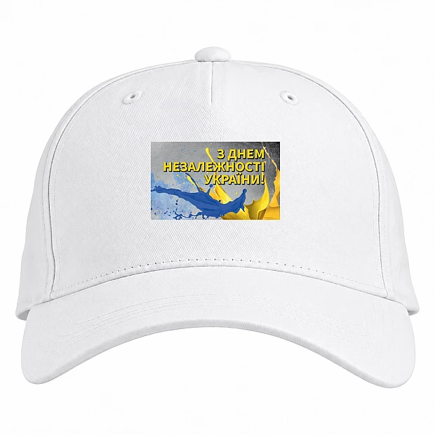 Baseball cap with Print Independence Day Colors 2 - white