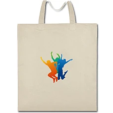 Eco bag with print Youth Day Three Colors - beige