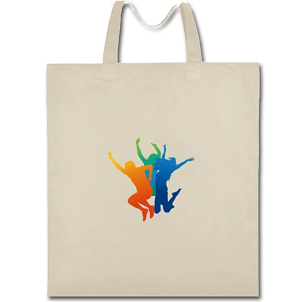 Eco bag with print Youth Day Three Colors - beige