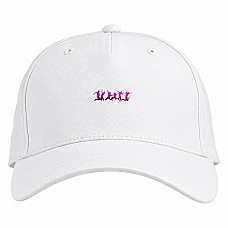 Baseball cap with Print Youth Day Violet-Red - white
