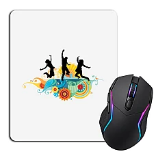 Mouse pad with print Young People Dancing