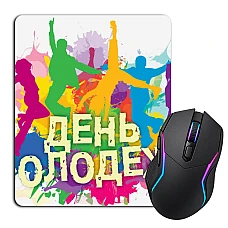 Mouse pad with print Young People Dancing A Lot Of Colors