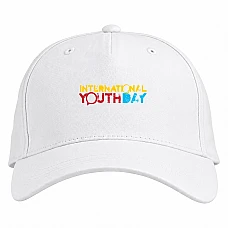 Baseball cap with Print Youth Day Jammed Letters 2 - white