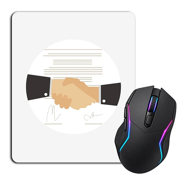 Mouse pad with print Day Lawyer Handshake