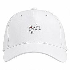 Baseball cap with Print Day Lawyer Themis And Red Stripes - white