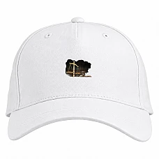 Baseball cap with Print Day Lawyer Scales Of Themis Hammer Judges And The Constitution - white
