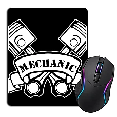 Mouse pad with print Day Two Pistons Mechanics