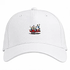 Baseball cap with Print Day Mechanics Mechanics Repairing Car - white
