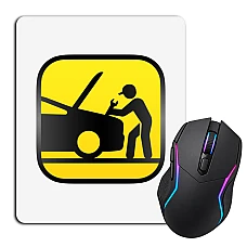 Mouse pad with print Day Mechanic Mechanic In Work