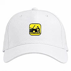Baseball cap with Print Day Mechanic Mechanic In Work - white