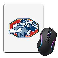 Mouse pad with print Day Mechanic Mechanic Car And Key