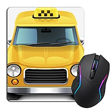 Mouse pad with print Day Taxi Driver Taxi