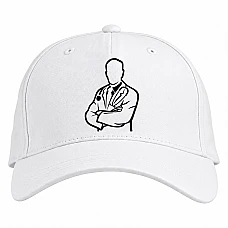 Baseball cap with Print Day Medica Doctor Loop - white