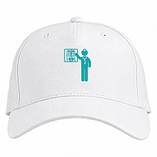 Baseball cap with Print Day Medica Doctor And X-Ray - white