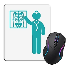 Mouse pad with print Day Medica Doctor And X-Ray