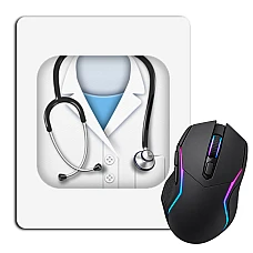 Mouse pad with print Day Medica Icon
