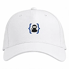 Baseball cap with Print Day Of The Programmer Ninja In Quotes - white
