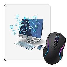 Mouse pad with print Day Of The Programmer Computer