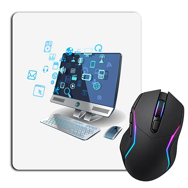 Mouse pad with print Day Of The Programmer Computer