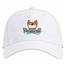 Baseball cap with Print Day Of The Programmer Programmer Fox - white