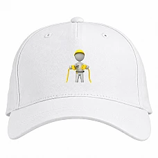 Baseball cap with Print Day Energy Electrical Wiring - white