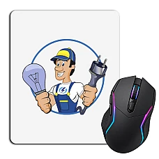 Mouse pad with print Day Energy Electrical Wiring And Bulb