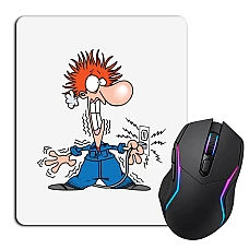 Mouse pad with print Day Energy Electrician Electric Shock